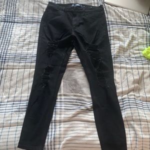 Brand new hollister skinny jeans black size 13r